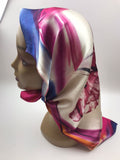 Satin silk scarves